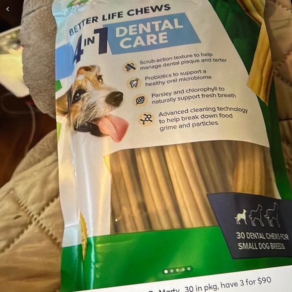 Dr Marty Dog Dog 4in Dental Care Dog Chews Made By Dr Marty 3 In